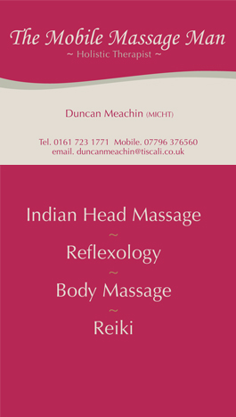 Profile picture for The Mobile Massage Man & Advanced Hypnotherapist