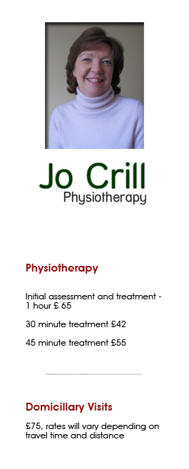 Profile picture for Jo Crill Physiotherapy