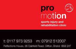 Profile picture for Pro-motion Sports Injury & Rehabilitation Clinic