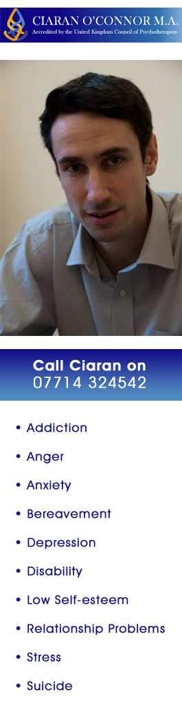 Profile picture for Ciaran O'Connor Counselling and Psychotherapy UKCP