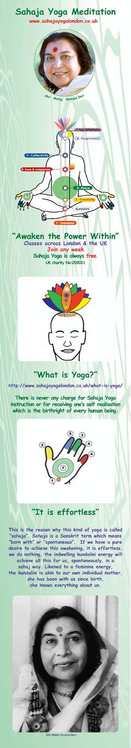 Profile picture for Sahaja Yoga Meditation (free) - Life Eternal Trust