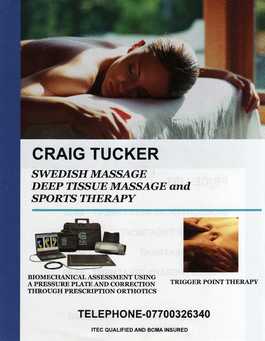 Profile picture for Sports massage by Craig Tucker