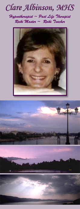Profile picture for Clare Albinson Mhs Hypnotherapist Past Life Therapist Reiki Master