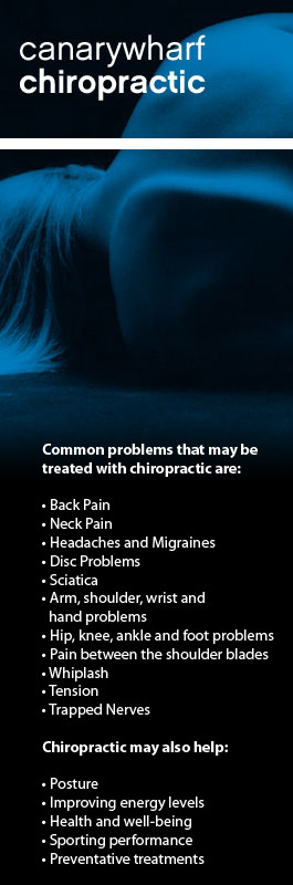 Profile picture for Canarywharf Chiropractic